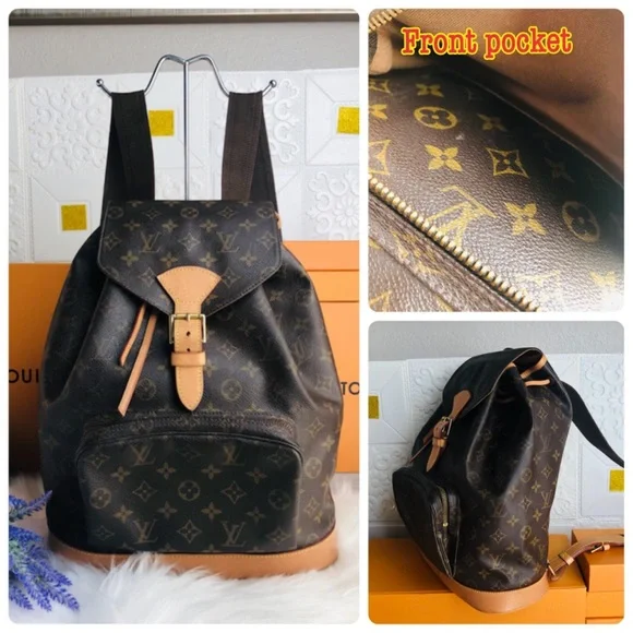 "SOLD"🎁Louis Vuitton Monogram Montsouris GM Backpack 🎈 - Picture 5 of 16